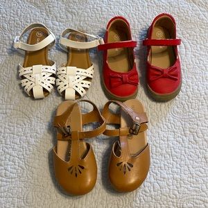 Lot of size 10 (toddler) girls shoes